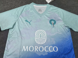 2025-26 Morocco special version blue soccer jersey size