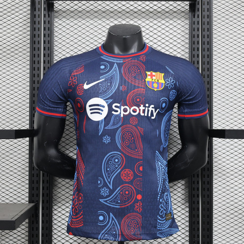 2024-25 Barcelona blue player version jersey24(The player version is more slim fit, it is recommended to buy one size larger)