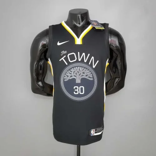 Curry #30 Golden State Warriors black