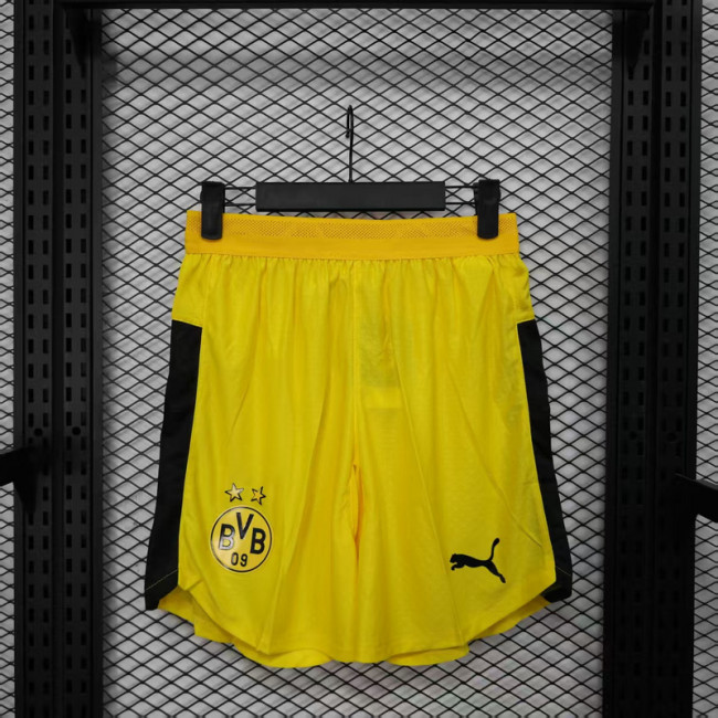 2025-26 Dortmund yellow player version shorts
