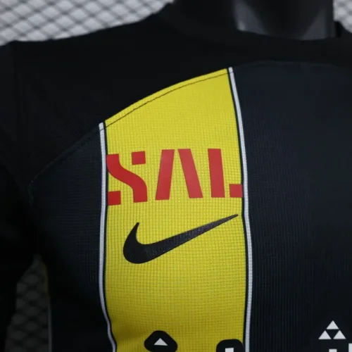 2023-24 Ittihad Home Players Edition soccer jerseys   (The player version is more slim fit, it is recommended to buy one size larger)