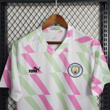2023-24 Manchester City white training suit  jersey