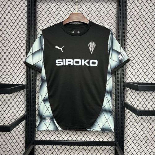 24-25 .Sporting Gijon  Sporting de Gijon Away Jersey