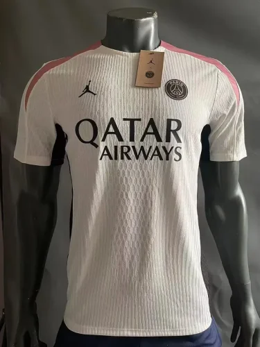 2024-25 paris saint germain AJ white player verison  (The player version is more slim fit, it is recommended to buy one size larger)