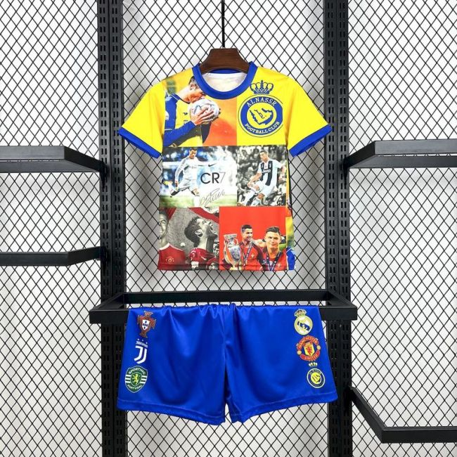 Cristiano Ronaldo 2025/26 all club mix Kids Kit
