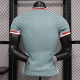 2024-25 Atletico Madrid away blue player version jersey(The player version is more slim fit, it is recommended to buy one size larger)