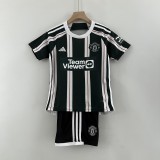 2023-24 Manchester United away kid kit