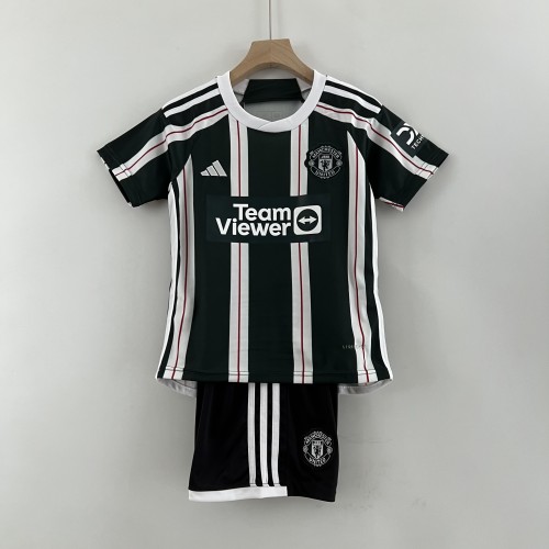 2023-24 Manchester United away kid kit