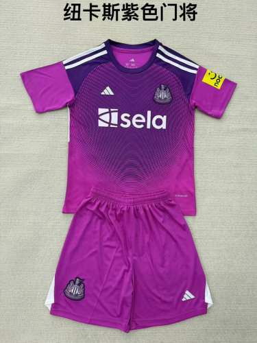 2025-26 Newcastle United GK purple kid kit