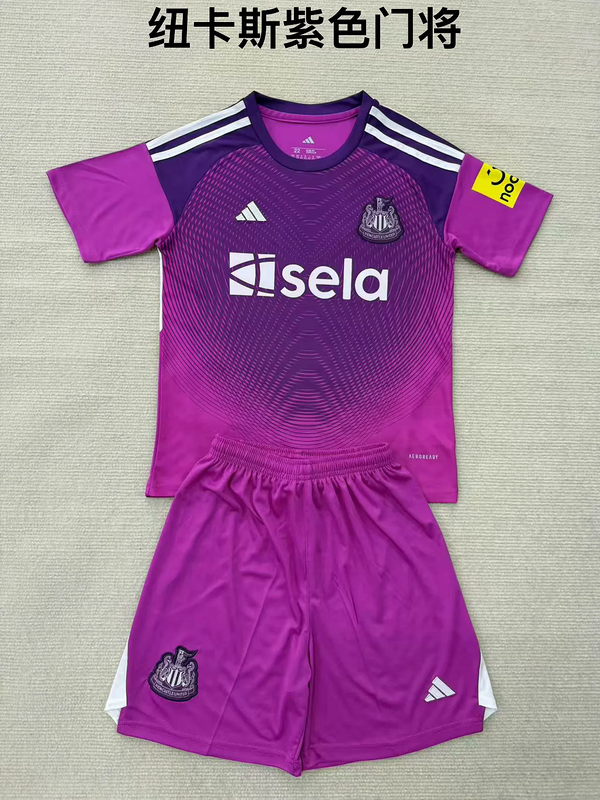 2025-26 Newcastle United GK purple kid kit