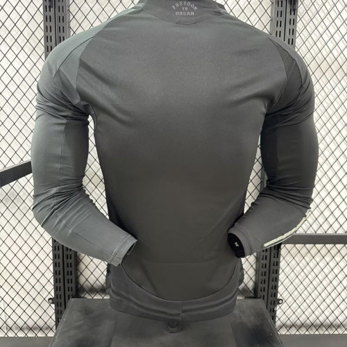 2025-26 Miami away player version long sleeve jersey  (The player version is more slim fit, it is recommended to buy one size larger)