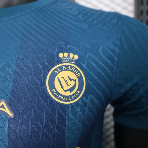 2023-24 Saudi Al-Nassr away Player version soccer jerseys   (The player version is more slim fit, it is recommended to buy one size larger)