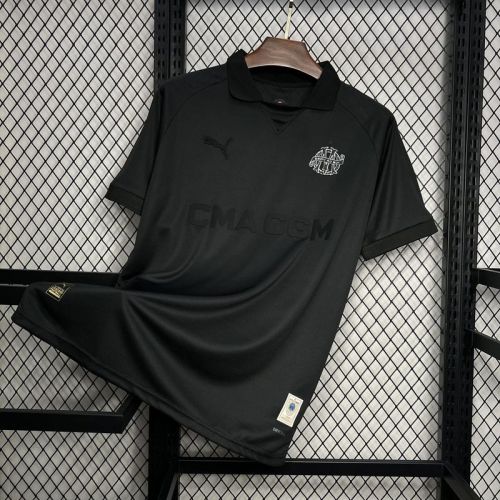 2024-25 Marseille 125th Anniversary black jersey size