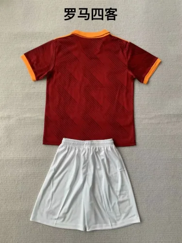 2023-24 Roma 4th adult kit and kids kit