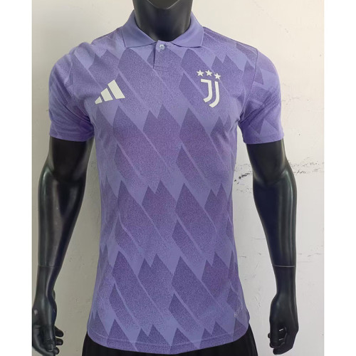 2025-26 .Juventus  Purple POLO   (The player version is more slim fit, it is recommended to buy one size larger)