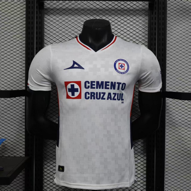 2025-26 Cruz Azul Away player version jersey  (The player version is more slim fit, it is recommended to buy one size larger)