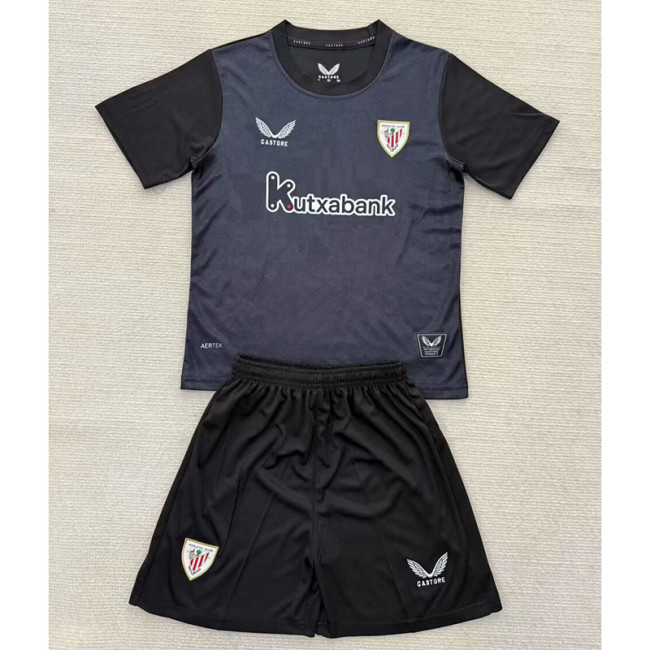 2025-26 Bilbao black goalkeeper kid kit