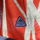 2024-25 Bayern Munich orange player version jersey(The player version is more slim fit, it is recommended to buy one size larger)