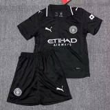 2025-26 Manchester City 3rd Kids Kit(Picture Version)