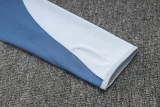 2024-25 Boca gray blue half zip training suit