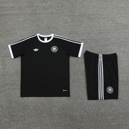 2024-25 Germany black cotton training suit