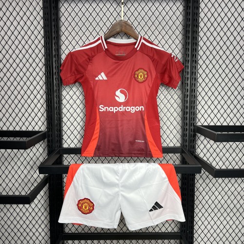 2024-25 Manchester United home kid kit