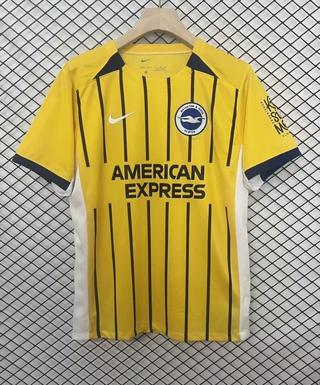 brighton 2024-25 yellow away jerseys