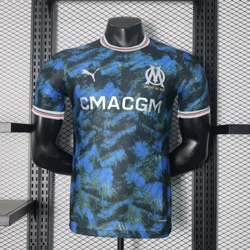 marseille 2024-25 away player version(The player version is more slim fit, it is recommended to buy one size larger)