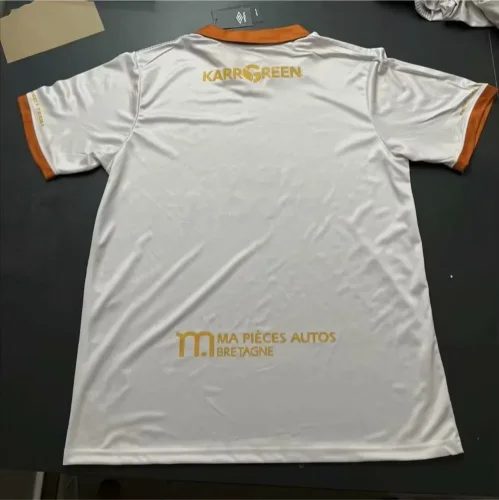 2024-25 Lorient home white soccer jersey