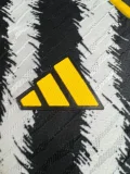 2023-24 Juventus Home Player Version Long Sleeve Jersey