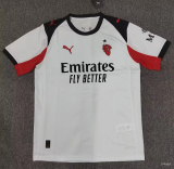 2025-26 AC Milan white soccer jersey
