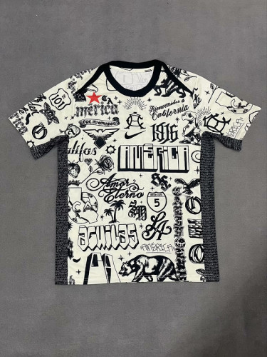 2025-26 America black and white training jersey