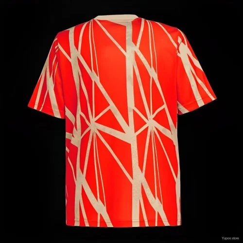 2024-25 Bayern Munich Light Red With Gold Cut-Out Pre-Match Jersey