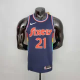 2022 Embiid #21 76ers Royal Blue