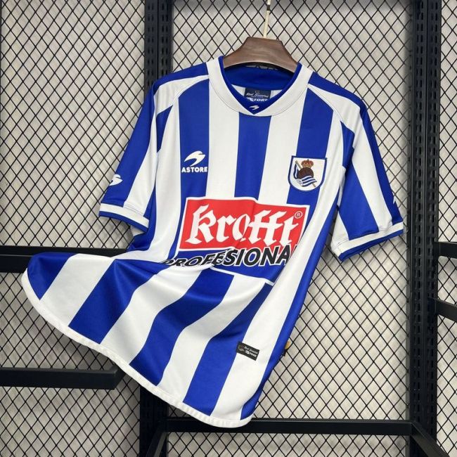 2002-03 Real Sociedad  home retro jersey