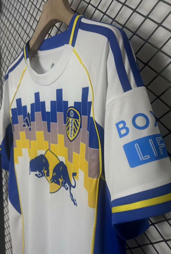 2025-26 Leeds United home white socer jersey size