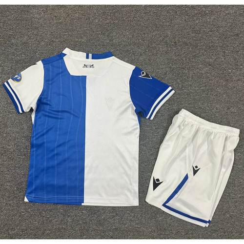 2025-26 Blackburn Rovers Home Kids Kit