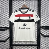2024-25 Manchester United third away white soccer jersey