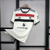 2024-25 Manchester United third away white soccer jersey