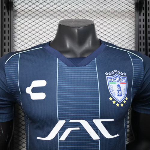 2025-26 Pachuca away player version jersey   (The player version is more slim fit, it is recommended to buy one size larger)