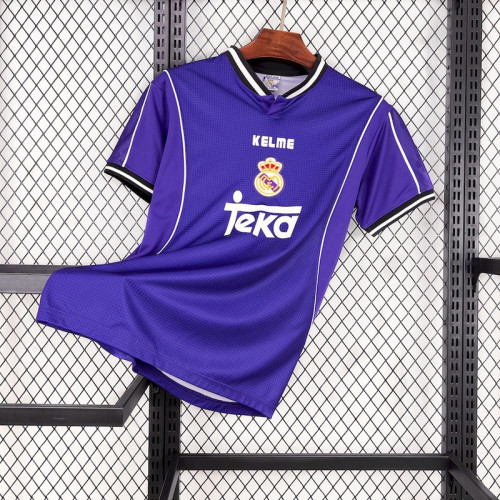 1997-98 .Real Madrid  Away Retro Jersey