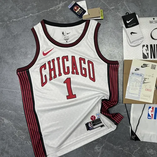 2023 Season Bulls White City Edition NBA Jersey