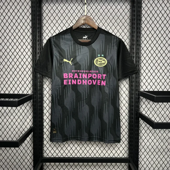 PSV 2024-25 black soccer jerseys