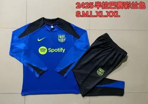 Barcelona 2024 blue trianing suit
