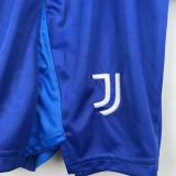 2023-24 Juventus blue goalkeeper kid kit