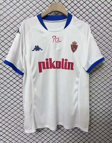 2001-02 .Real Zaragoza home retro jersey