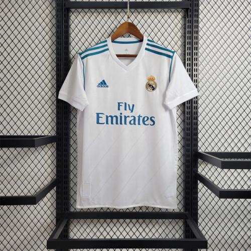 17-18 Real Madrid  home white retro jersey