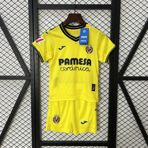 2024-25 Villarreal Home kid kit Sizes