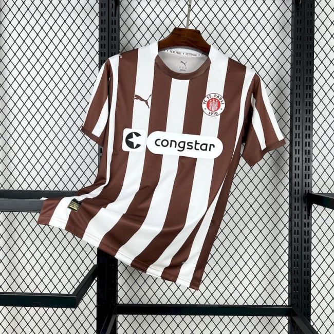2025-26 FC St. Pauli   home soccer jersey