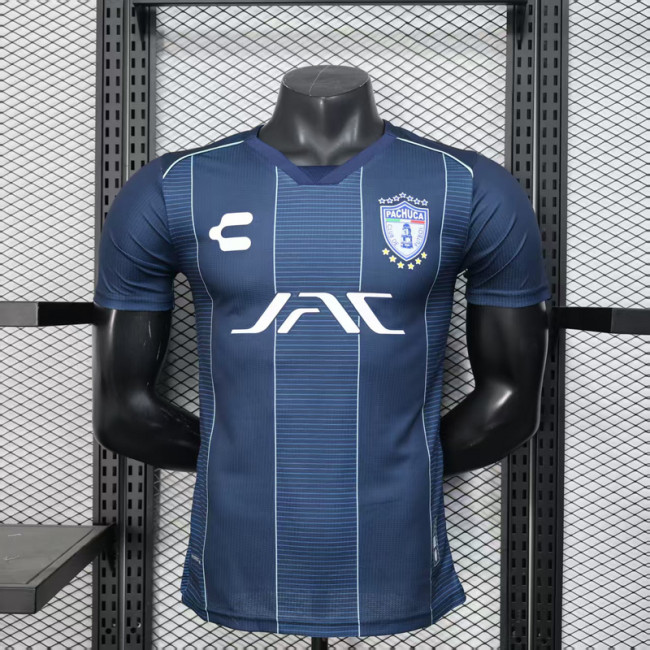 2025-26 Pachuca away player version jersey   (The player version is more slim fit, it is recommended to buy one size larger)